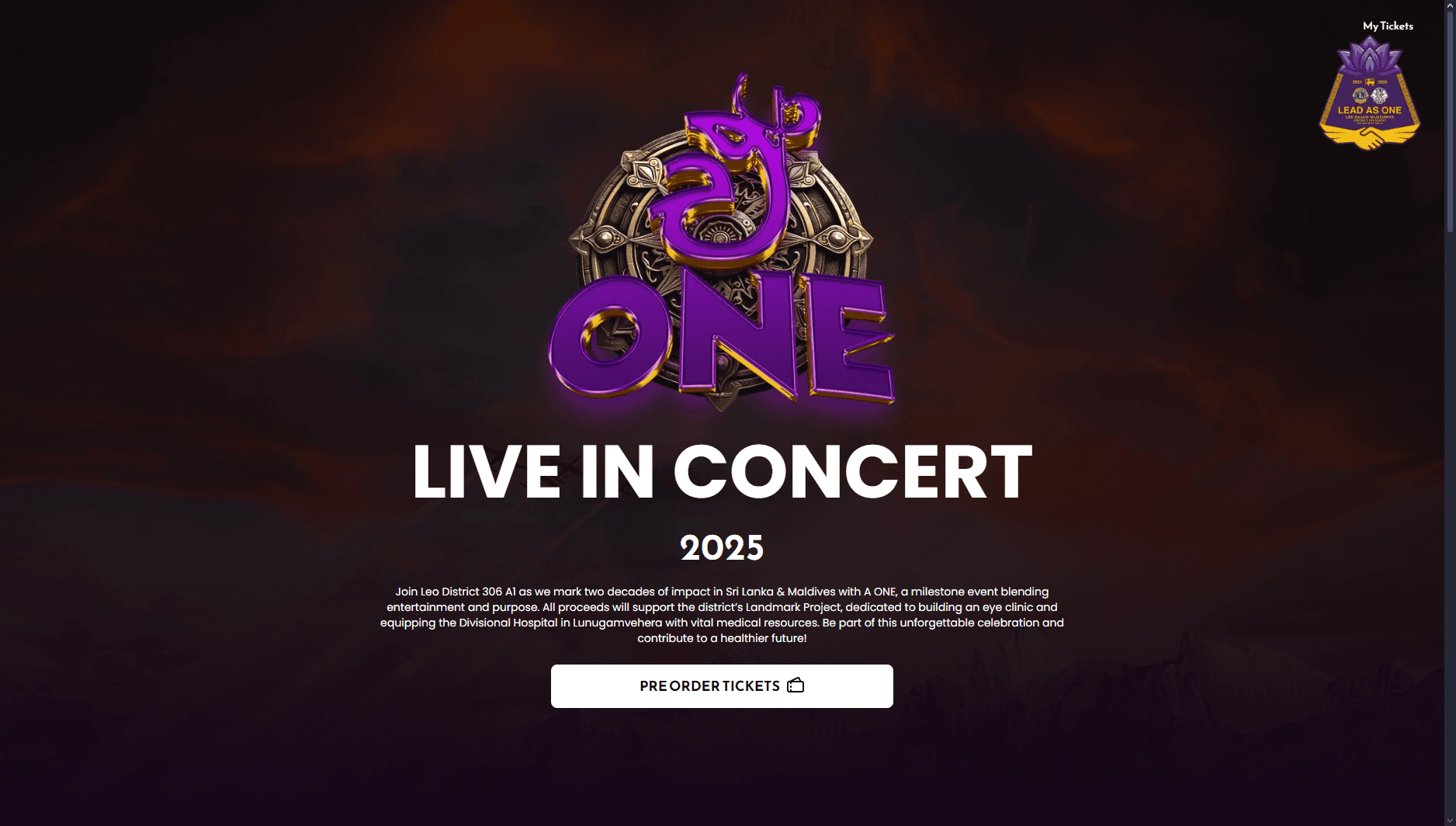 A1 Live in Concert Website